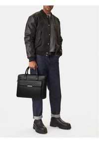 TOMMY HILFIGER - Tommy Hilfiger Torba na laptopa Th Business Computer Bag AM0AM13993 Czarny. Kolor: czarny. Materiał: skóra #1
