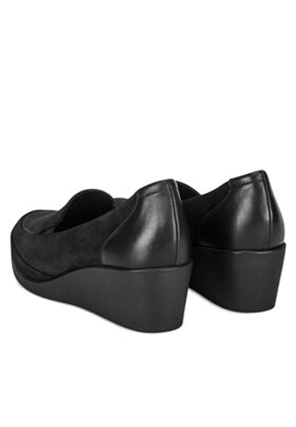 Go Soft Półbuty EST-295-09 Czarny. Kolor: czarny. Materiał: skóra