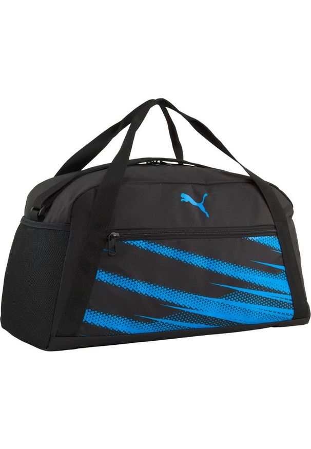 Torba Puma Attacanto Sports Bag S czarno-niebieska 91629 02. Kolor: czarny, niebieski, wielokolorowy