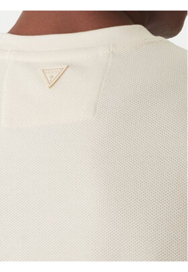 Guess Bluza M6RP07 KD231 Écru Regular Fit. Materiał: bawełna