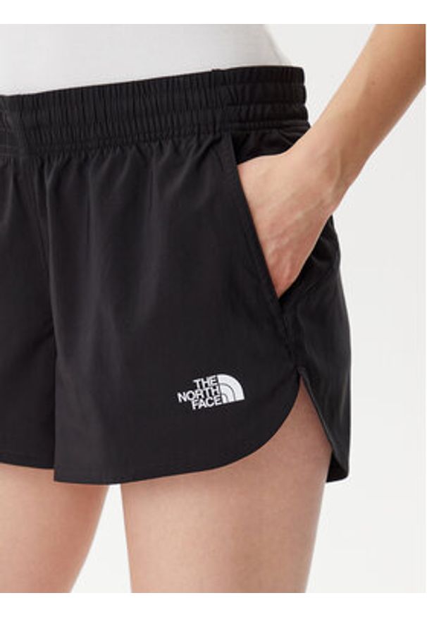 The North Face Szorty sportowe Flex NF0A8BPV Czarny Regular Fit. Kolor: czarny. Materiał: syntetyk