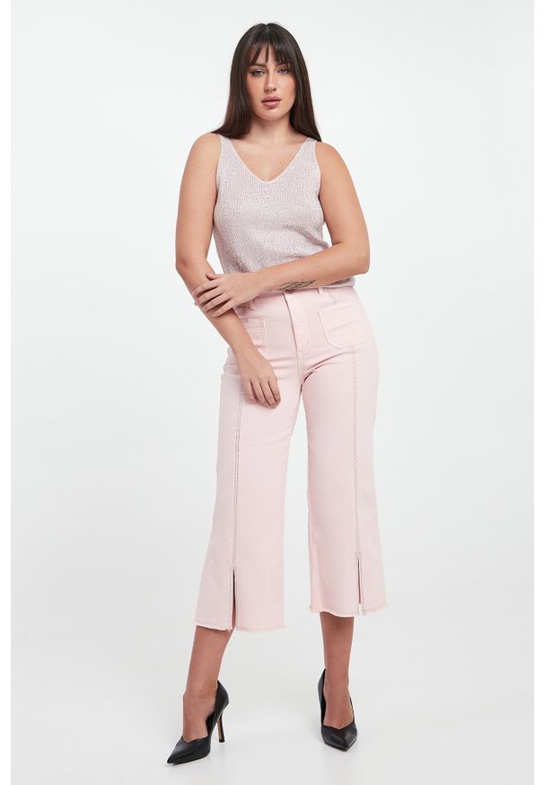 Joseph Ribkoff - Jeansy damskie z kryształkami JOSEPH RIBKOFF