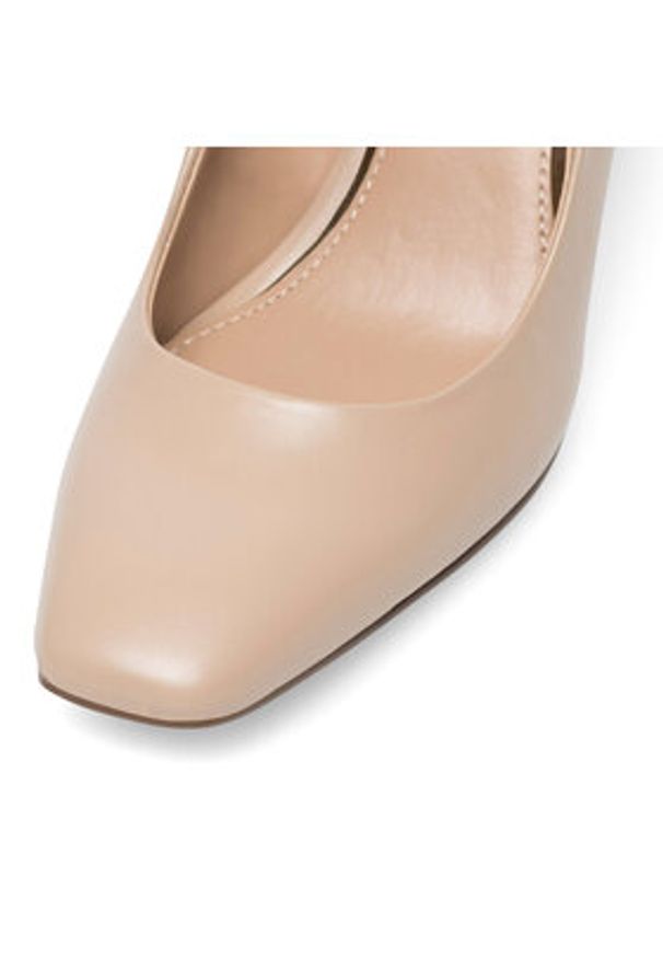 Nine West Czółenka 905901 Beżowy. Kolor: beżowy. Materiał: syntetyk