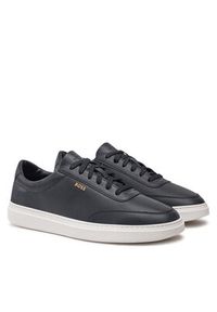 BOSS - Boss Sneakersy Kieran 50536504 Czarny. Kolor: czarny. Materiał: skóra