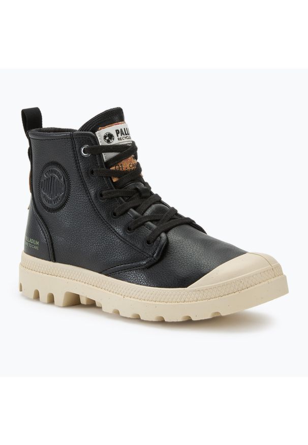 Buty Palladium Pampa Hi Re-Vegan LTH black. Kolor: czarny. Styl: sportowy. Sport: turystyka piesza