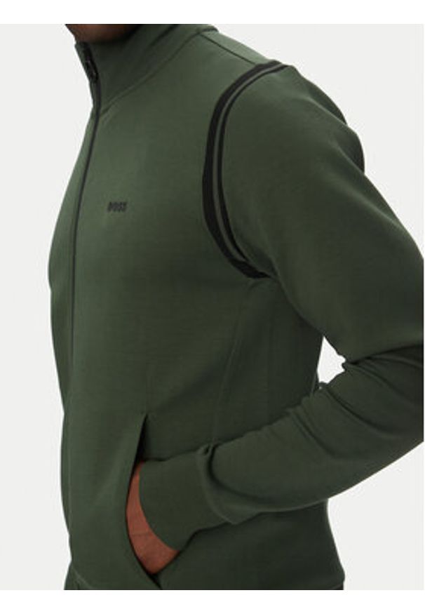 BOSS Dres 50533738 Zielony Regular Fit. Kolor: zielony. Materiał: bawełna