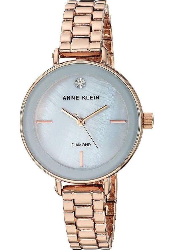 Zegarek Anne Klein Zegarek damski Anne Klein AK-3386LGRG różowe złoto. Kolor: złoty, wielokolorowy, różowy