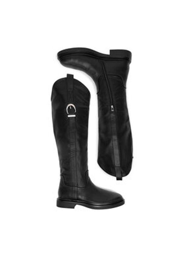 DeeZee Kozaki 13263-10 Czarny. Kolor: czarny. Materiał: materiał, syntetyk