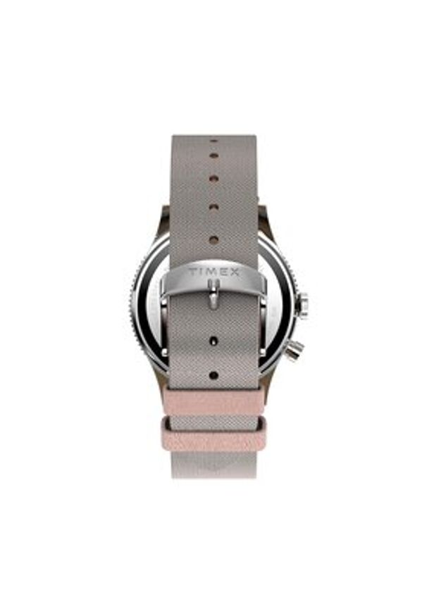 Timex Zegarek Waterbury Traditional GMT TW2V74100 Szary. Kolor: szary. Materiał: syntetyk