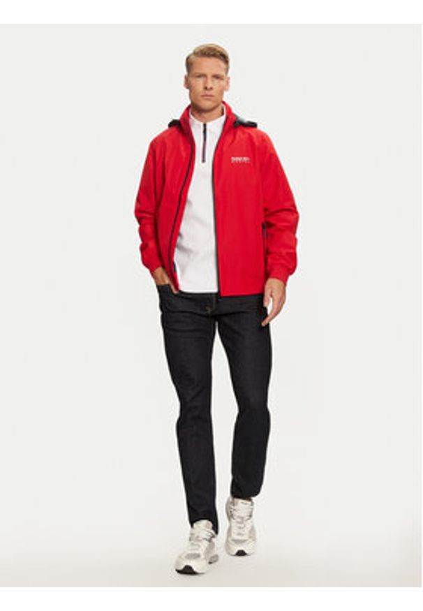Pepe Jeans Wiatrówka Red Bull Racing RM400006 Czerwony Regular Fit. Kolor: czerwony. Materiał: syntetyk