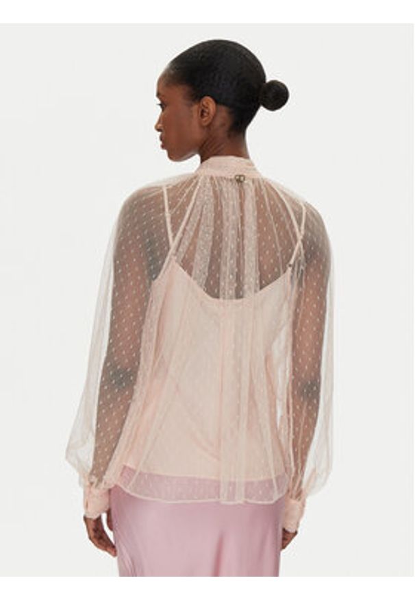 TwinSet - TWINSET Bluzka 251TP2514 Różowy Loose Fit. Kolor: różowy. Materiał: syntetyk