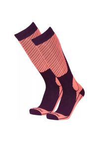 FUNDANGO - Skarpety narciarskie męskie Fundango Ski Socks. Kolor: czerwony, wielokolorowy, fioletowy. Materiał: skóra. Sport: narciarstwo #1