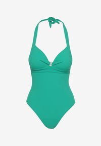 Renee - Zielony Jednoczęściowy Strój Kąpielowy Wiązany przy Szyi i Plecach Simenna. Kolor: zielony #3