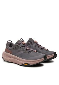 HOKA - Hoka Sneakersy Transport GTX GORE-TEX 1133958 Fioletowy. Kolor: fioletowy. Materiał: materiał. Technologia: Gore-Tex #4