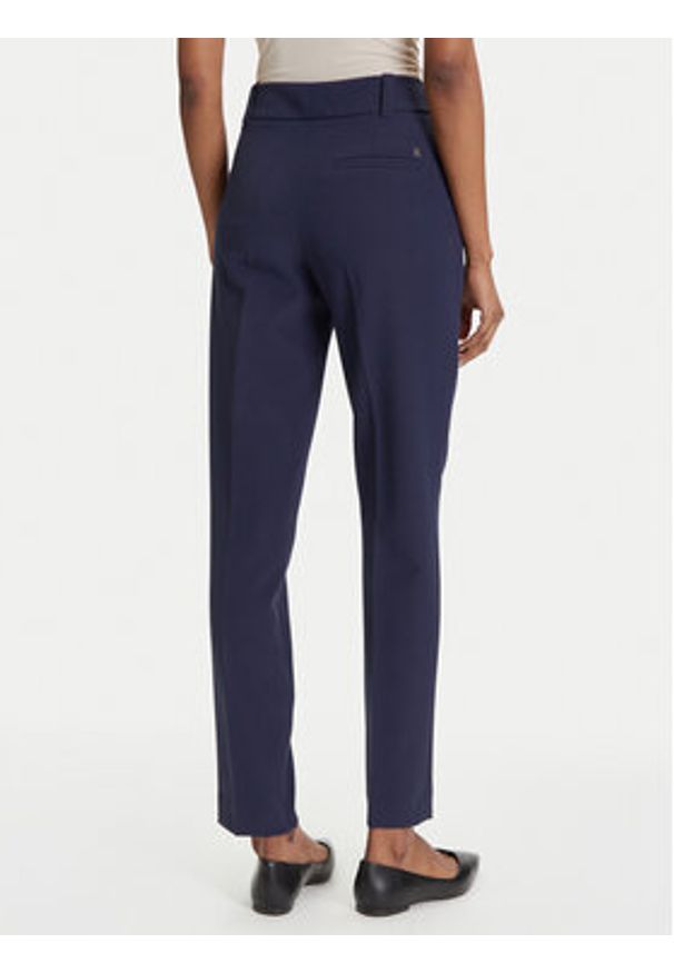 Hugo - HUGO Spodnie materiałowe Hedima-1 50544742 Granatowy Slim Fit. Kolor: niebieski. Materiał: syntetyk