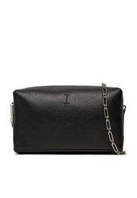 Calvin Klein Torebka Ck Plaque Camera Bag K60K612788 Czarny. Kolor: czarny. Materiał: skórzane