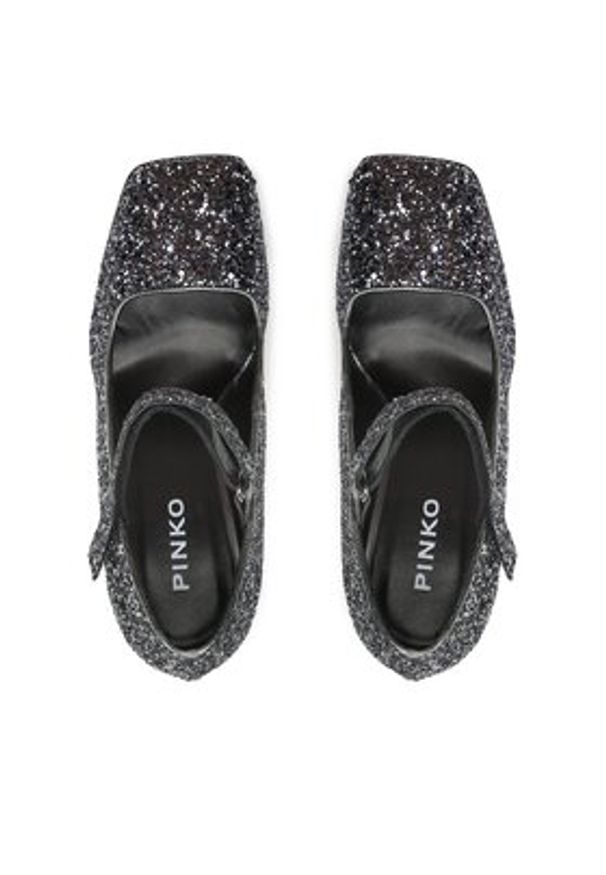 Pinko - PINKO Czółenka Claudie Mary Jane PE 23 BLKS1 100862 A0O4 Szary. Kolor: szary