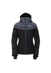 DARE 2B - Damska Kurtka Narciarska Flurry. Kolor: szary, wielokolorowy, brązowy, czarny. Sezon: zima. Sport: narciarstwo #1