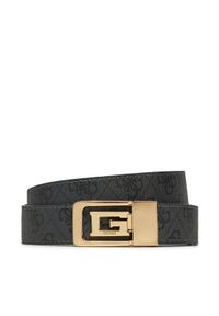 Guess Pasek Damski BW9207 P5130 Szary. Kolor: szary. Materiał: skóra