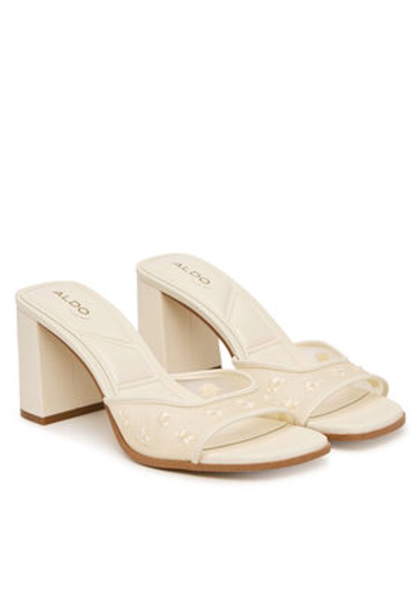 Aldo Klapki Lisarae 14298745 Kremowy. Kolor: kremowy. Materiał: materiał