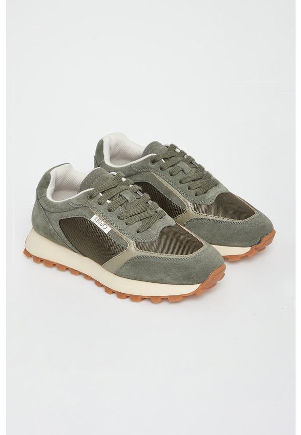 Liu Jo - Sneakersy męskie skórzane LIU JO. Materiał: skóra