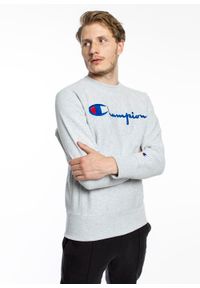 Bluza męska Champion Premium Reverse Weave Fleece Sweatshirt (215160-EM004). Kolor: szary. Materiał: materiał. Styl: sportowy, elegancki