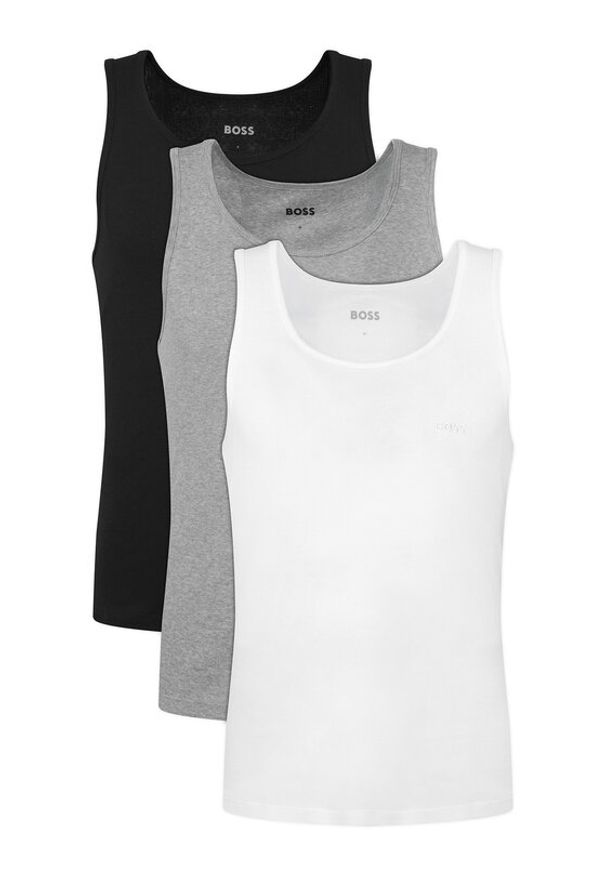 BOSS Komplet tank topów 50542132 Kolorowy Regular Fit. Materiał: bawełna. Wzór: kolorowy