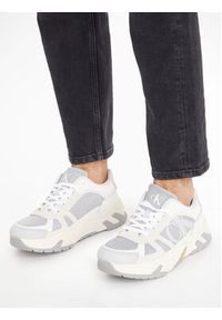 Calvin Klein Jeans Sneakersy Chunky Runner Vibram Lth Mix YM0YM00719 Szary. Kolor: szary. Materiał: materiał #8