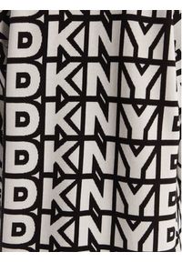DKNY Kardigan P5MXAX88 Écru Relaxed Fit. Materiał: wiskoza