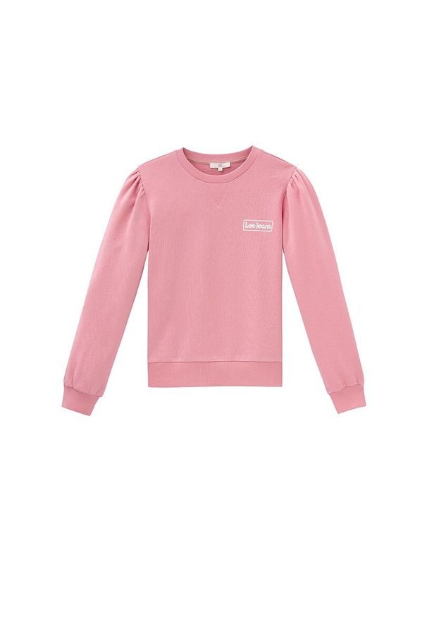 Lee - LEE GRAPHIC SWEATSHIRT REGULAR FIT DAMSKA BLUZA KLASYCZNA LOGO LA PINK L53HBRNL. Styl: klasyczny