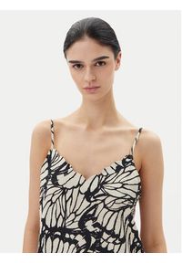 JDY Top Troya 15347220 Beżowy Regular Fit. Kolor: beżowy. Materiał: wiskoza
