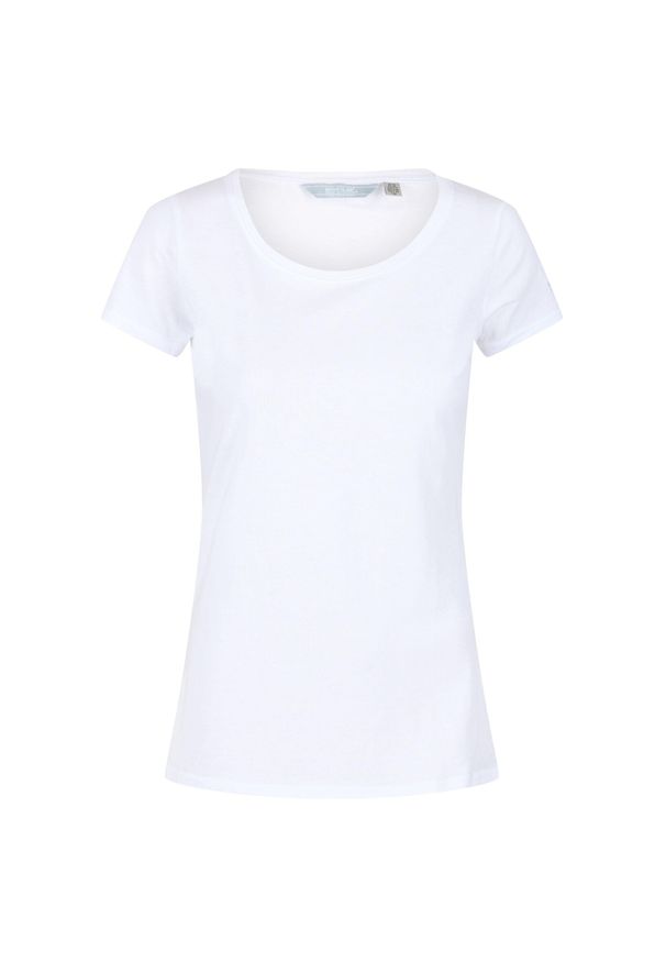 Regatta - T-shirt Damski Carlie. Kolor: biały. Sport: turystyka piesza