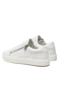 Calvin Klein Sneakersy Low Top Lace Up W/ Zip Mono HM0HM01496 Biały. Kolor: biały #6