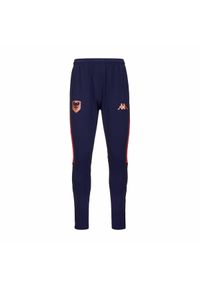 Kappa - Spodnie dresowe dla dzieci SM Caen Abunszip Pro 8 2024/25. Kolor: wielokolorowy, niebieski, czerwony, brązowy. Materiał: dresówka. Sport: piłka nożna #1