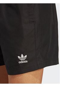 Adidas - adidas Szorty kąpielowe Originals Essentials Solid Swim Shorts HT4411 Czarny Regular Fit. Kolor: czarny. Materiał: syntetyk #4