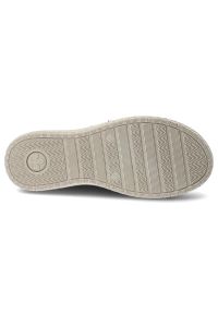 Półbuty damskie Rieker, cholewka ze skóry naturalnej o ziarnistej fakturze z sznurowaniem i bocznym zamkiem, niebieskie, 50965-14. Okazja: na co dzień. Zapięcie: zamek. Kolor: niebieski. Materiał: skóra. Szerokość cholewki: normalna. Wzór: aplikacja. Styl: casual, klasyczny #5