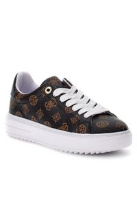 Sneakersy Guess. Kolor: brązowy #1