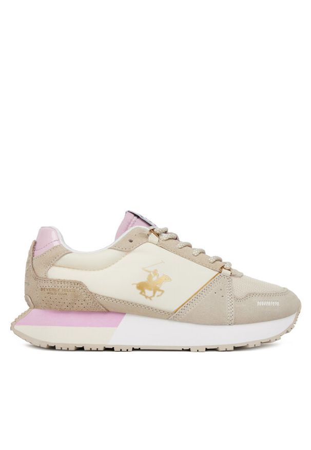 Beverly Hills Polo Club Sneakersy CRUZ MIX 2 Fioletowy. Kolor: fioletowy. Materiał: skóra, zamsz