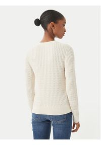 TOMMY HILFIGER - Tommy Hilfiger Kardigan WW0WW43329 Écru Regular Fit. Kolor: kremowy. Materiał: bawełna #2