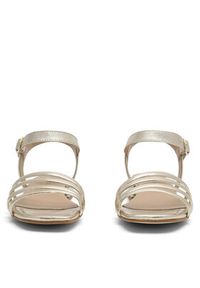 Badura Sandały E22-21451IBT Złoty. Kolor: złoty. Materiał: skóra #4