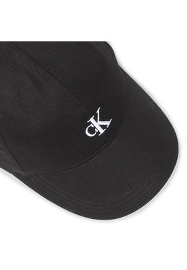 Calvin Klein Jeans Czapka z daszkiem Monogram Baseball Cap IU0IU00150 Czarny. Kolor: czarny. Materiał: materiał