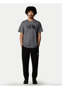 The North Face T-Shirt Easy NF0A8A6C Szary Regular Fit. Kolor: szary. Materiał: syntetyk, bawełna #3