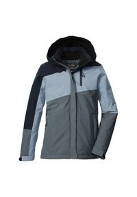 Kurtka narciarska z kapturem dla dziewczynki Killtec Kow 218. Typ kołnierza: kaptur. Kolor: niebieski. Sezon: zima. Sport: narciarstwo #1