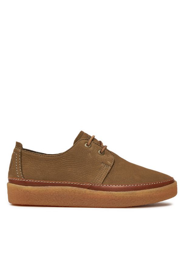 Clarks Półbuty Clarkwood Low 26176868 Brązowy. Kolor: brązowy. Materiał: skóra