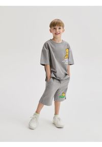 Reserved - Bawełniany komplet Garfield - ciemnoszary. Kolor: szary. Materiał: bawełna #1