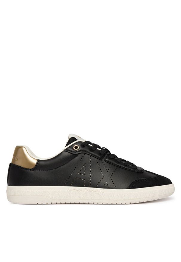 Armani Exchange Sneakersy XW002791 AF26936 MZ815 Czarny. Kolor: czarny. Materiał: skóra