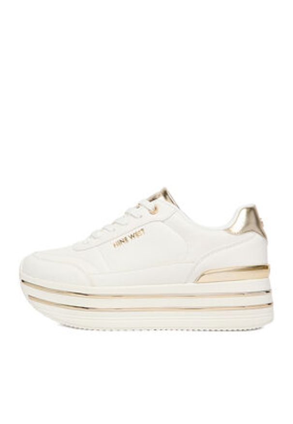 Nine West Sneakersy CEO-AW25-3C201 Biały. Kolor: biały. Materiał: materiał