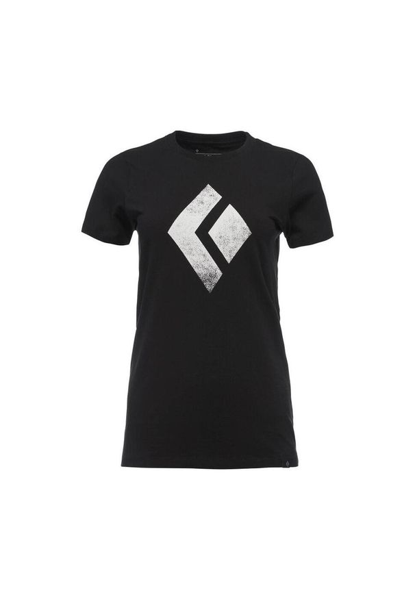 Koszulka sportowa damaska Black Diamond CHALKED UP TEE z krótkim rękawem. Kolor: czarny. Długość rękawa: krótki rękaw. Długość: krótkie