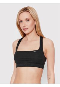 Chantelle Biustonosz top Cotton Comfort C15P10 Czarny. Kolor: czarny. Materiał: bawełna
