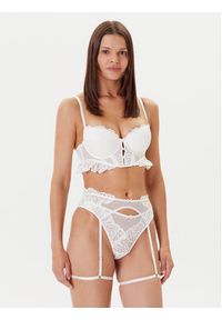 Hunkemöller Biustonosz z fiszbiną 302382 Écru. Materiał: syntetyk #5